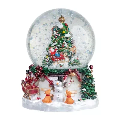 Northlight 6.75 In Musical Santa Christmas Snow Globe