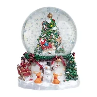 Northlight 6.75 In Musical Santa Christmas Snow Globe