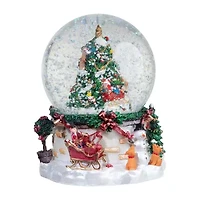Northlight 6.75 In Musical Santa Christmas Snow Globe