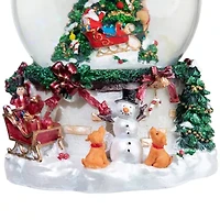Northlight 6.75 In Musical Santa Christmas Snow Globe