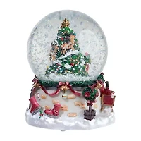 Northlight 6.75 In Musical Santa Christmas Snow Globe