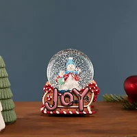 Northlight 5.25in Musical Injoyin Snowmen And Gingerbread Sleigh Christmas Christmas Snow Globe