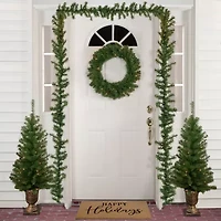 Northlight Prelit Entryway Set 3 Foot Pre-Lit Spruce Christmas Tree