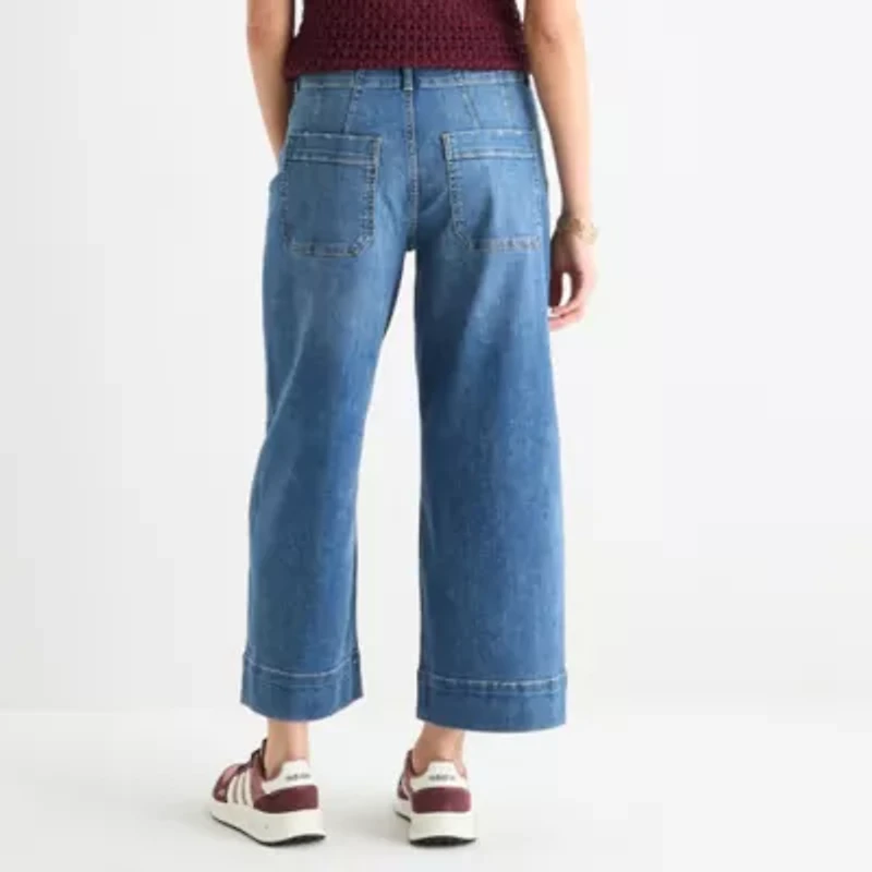 a.n.a Womens - Tall Highest Rise Cropped Jean