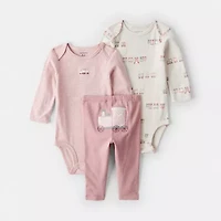 Carter's Baby Girls 3-pc. Pant Set