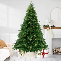 Northlight Full Silverthorne 7 1/2 Foot Pre-Lit Fir Christmas Tree
