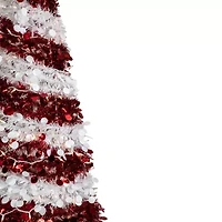 Northlight Candy Cane Pop-Up 4 Foot Pre-Lit Christmas Tree