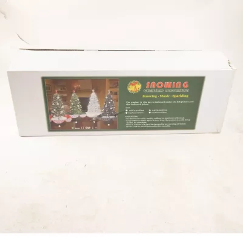 Northlight Musical Lighted Snowing 6 Foot Pre-Lit Christmas Tree