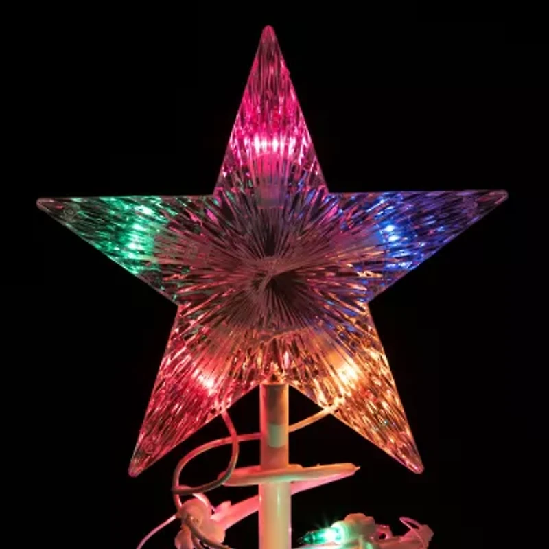 Northlight Lighted Spiral Cone Foot Pre-Lit Christmas Tree