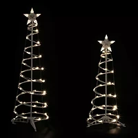 Northlight Led Spiral Cone 4 Foot Pre-Lit Christmas Tree