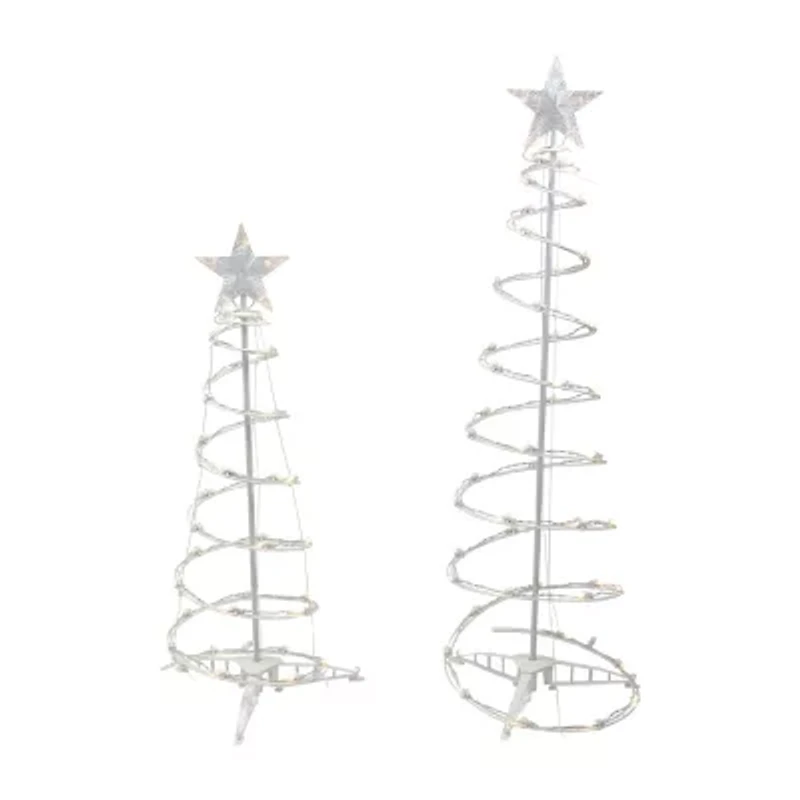 Northlight Led Spiral Cone 4 Foot Pre-Lit Christmas Tree