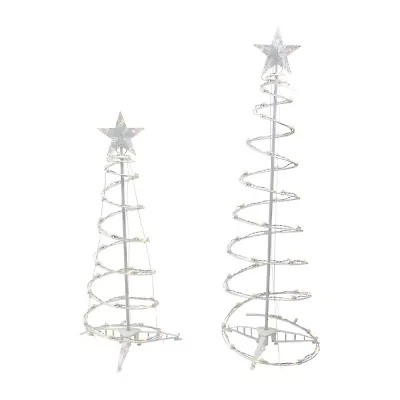Northlight Led Spiral Cone 4 Foot Pre-Lit Christmas Tree