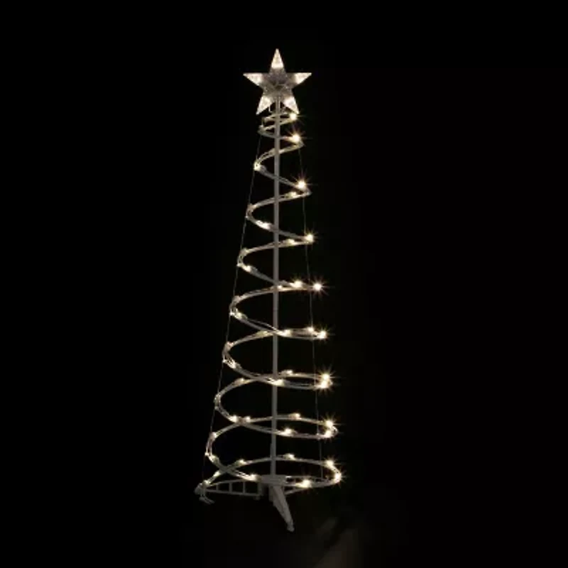 Northlight Led Spiral Cone 4 Foot Pre-Lit Christmas Tree