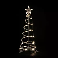 Northlight Led Spiral Cone 4 Foot Pre-Lit Christmas Tree