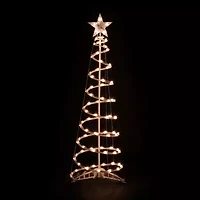 Northlight Lighted Spiral Cone 4 Foot Pre-Lit Christmas Tree