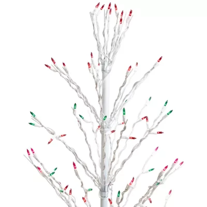 Northlight Pre-Lit Cascade Twig 4 Foot Pre-Lit Christmas Tree