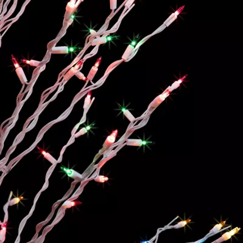 Northlight Pre-Lit Cascade Twig 4 Foot Pre-Lit Christmas Tree