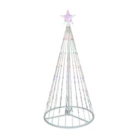 Northlight Show Cone 4 Foot Pre-Lit Christmas Tree