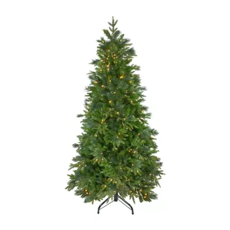 Northlight Angel 7 1/2 Foot Pre-Lit Pine Christmas Tree