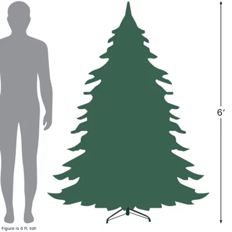 Northlight Unlit Medium Tinsel 6 Foot Christmas Tree