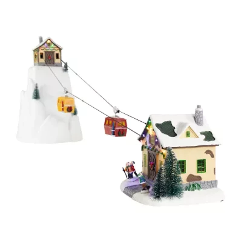 Northlight Trolley Car Ride Led Animated Christmas Village
