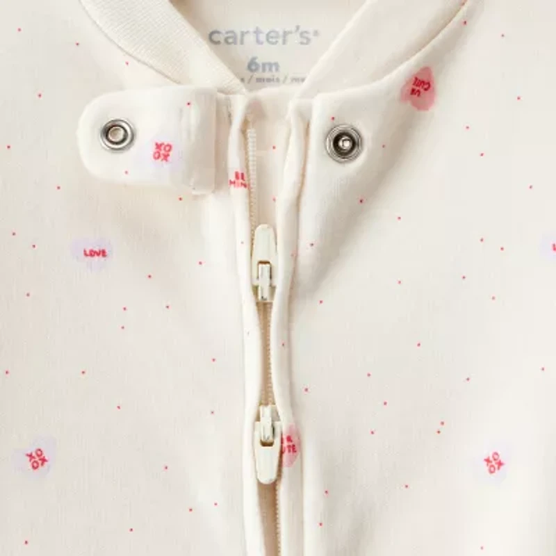 Carter's Baby Unisex Dots Hearts Sleep and Play