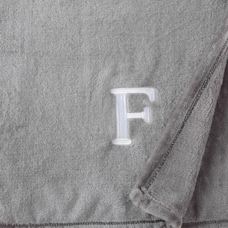 North Pole Trading Co. Monogram Throw