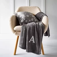 North Pole Trading Co. Monogram Throw