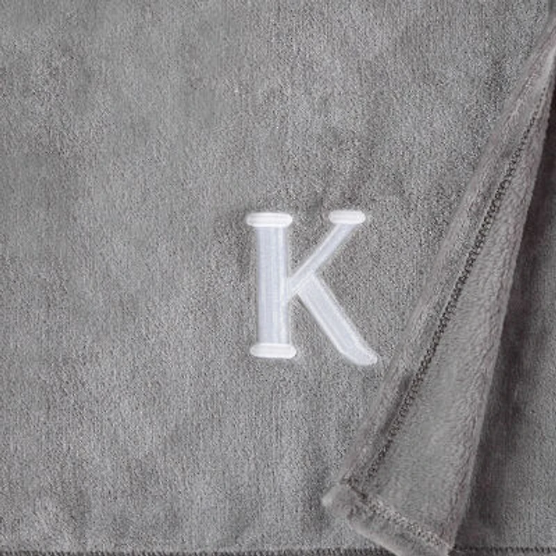 North Pole Trading Co. Monogram Throw