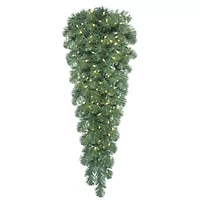 Vickerman 48" Oregon Fir Christmas Teardrop with 100 Warm White LED Lights"