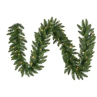 Vickerman 50' Camdon Fir Christmas Garland with 550 Warm White LED Lights