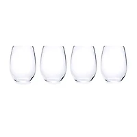 Mikasa Julie Stemless 4-pc. Wine Glass