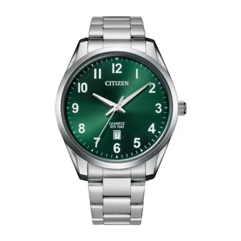 Citizen Quartz Mens Silver Tone Stainless Steel Bracelet Watch Bi1031-51x