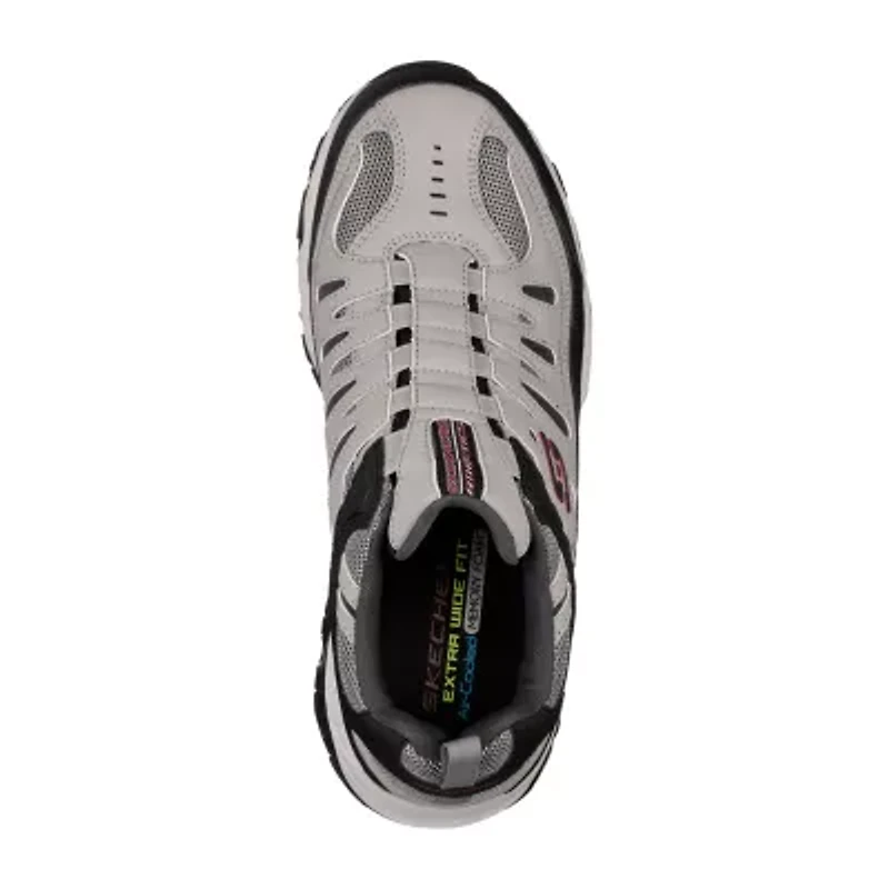 Skechers After Burn M. Fit Wonted Mens Slip-On Training Shoes Extra Wide Width