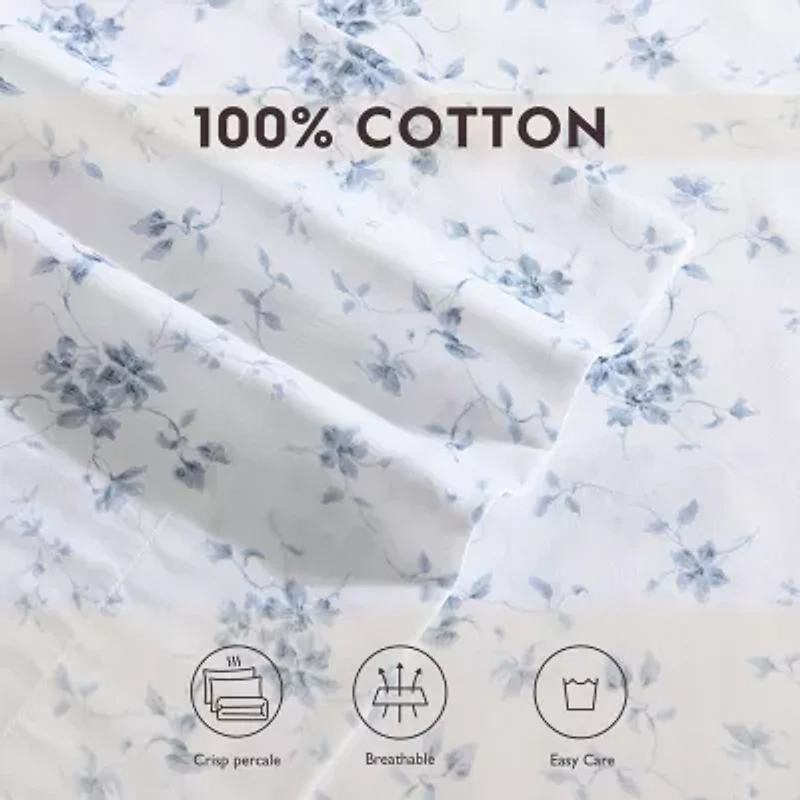 Laura Ashley Garden Muse 300tc Pillowcase