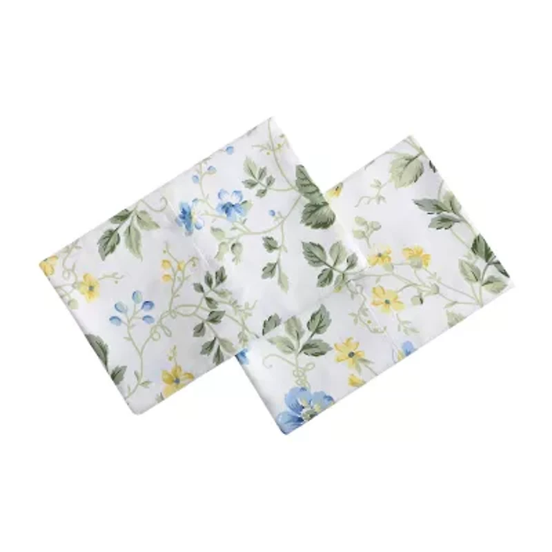 Laura Ashley Meadow Floral 300tc Pillowcase