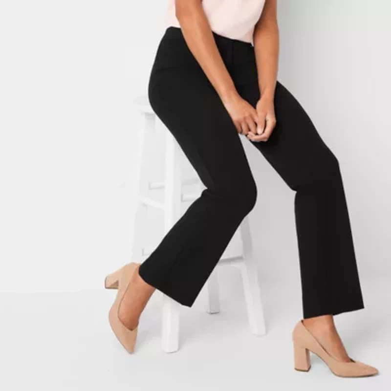 Liz Claiborne Audra Womens Straight Mid Rise Trouser
