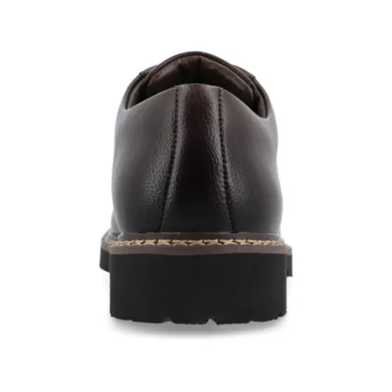 Vance Co Martin Mens Round Closed Toe Loafers
