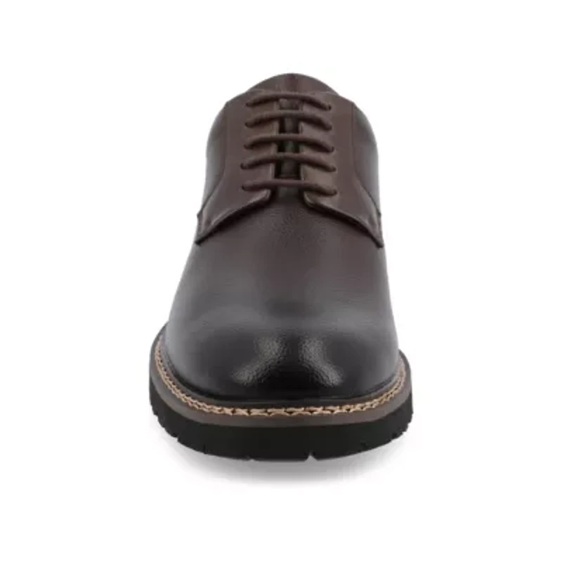 Vance Co Martin Mens Round Closed Toe Loafers