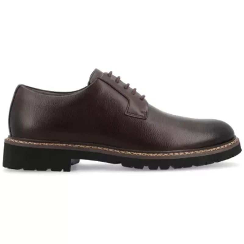 Vance Co Martin Mens Round Closed Toe Loafers