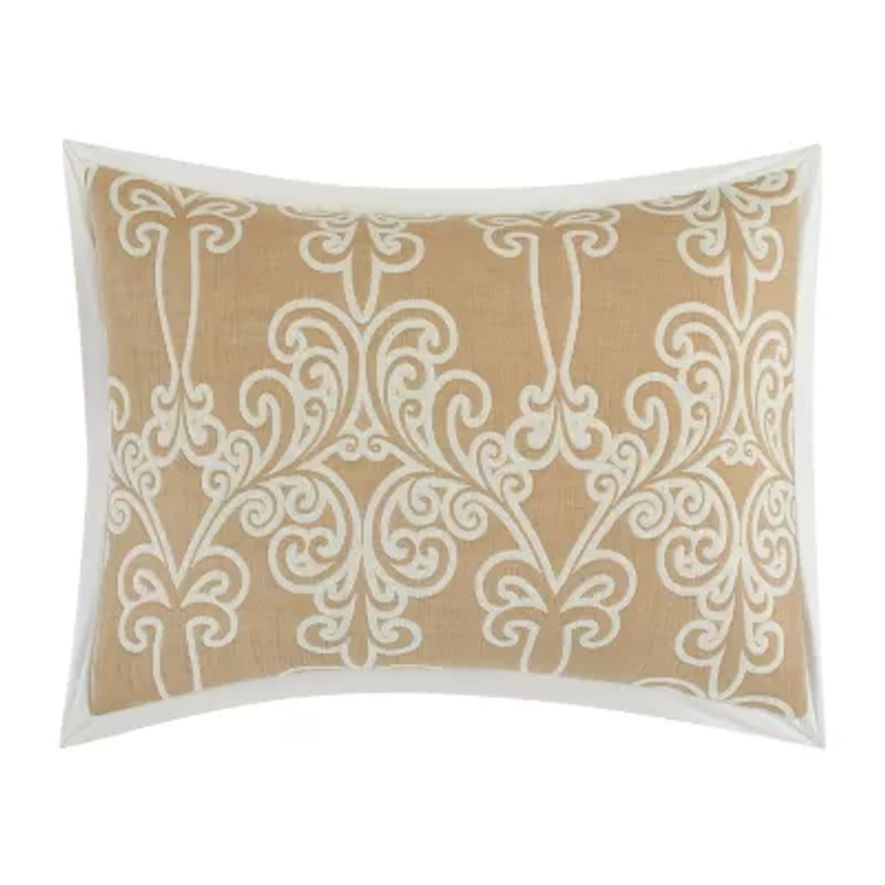 Stratford Park Janis 9-pc. Damask + Scroll Midweight Comforter Set