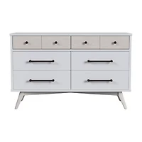 Westwood Design Rowan Youth 6-Drawer Dresser in Ash Linen