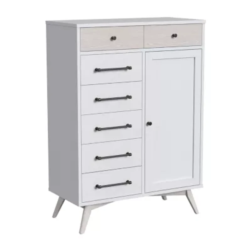 Westwood Design Rowan Youth 7-Drawer Chest in Ash Linen