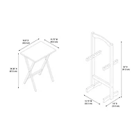 Breckenham Faux Marble 5-pc. TV Tray Table