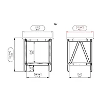 Titian Square End Table