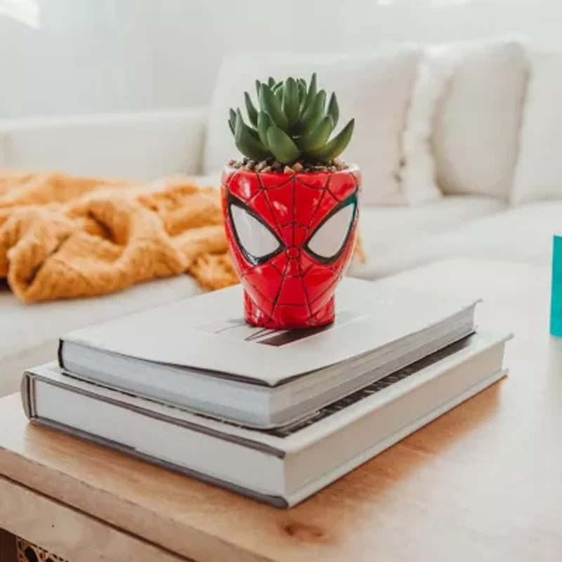Marvel Spider-Man Head Mini Ceramic Planter