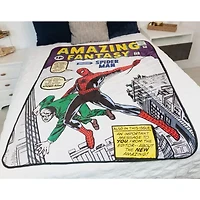 Marvel Spider-Man Amazing Fantasy Fleece Unisex Throw Blanket