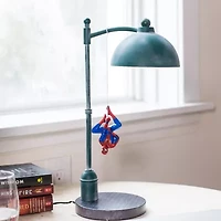 Marvel Street Lamp With Spiderman Figure 16 Inch Led Desk Lamp