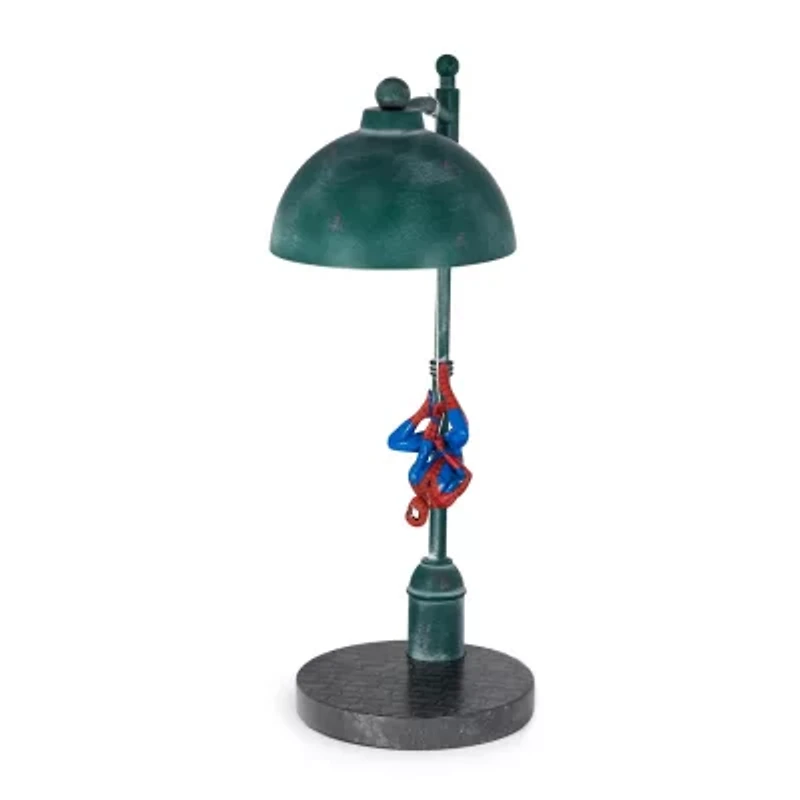 Marvel Street Lamp With Spiderman Figure 16 Inch Led Desk Lamp