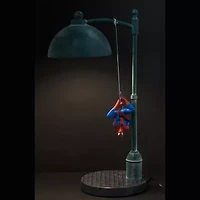 Marvel Street Lamp With Spiderman Figure 16 Inch Led Desk Lamp